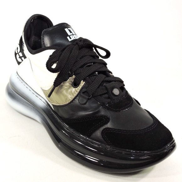 LORIBLU 🇮🇹 WOMEN'S LEATHER COMFORT FASHION SNEAKERS - Picture 3 of 9